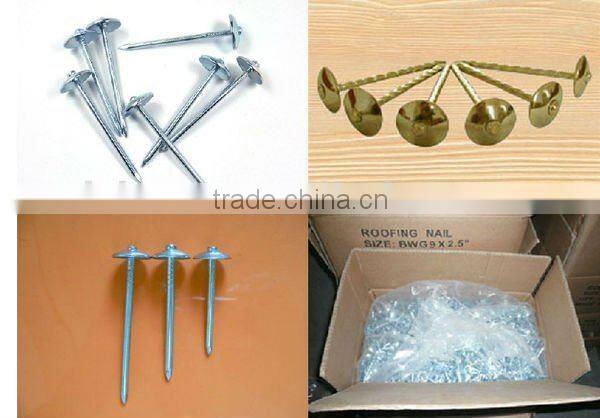 roofing nail with umbrella head