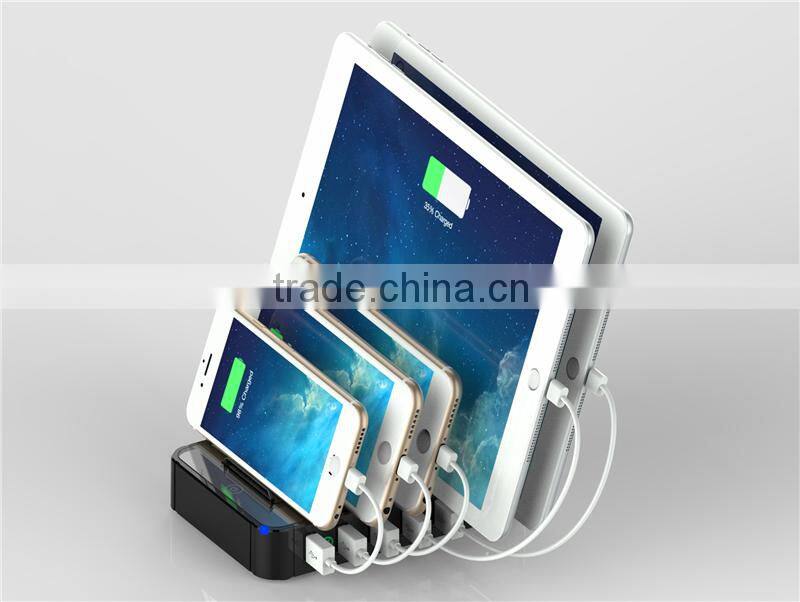 5 Port UBS Charger Built In Smart IC For Each Port USB Charger Station