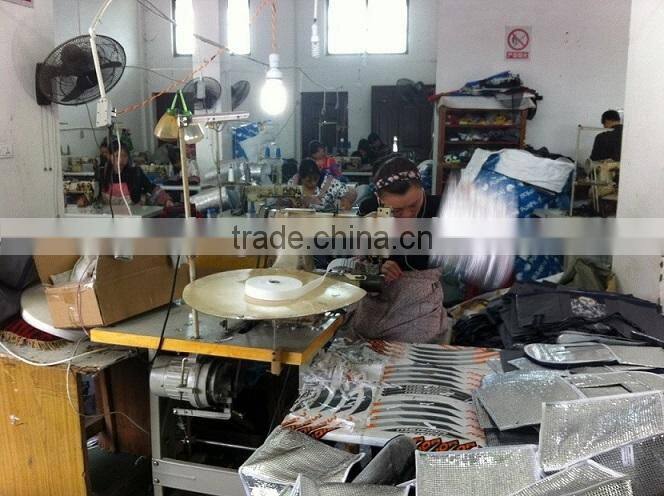 manufacturer shoulder belt epe foam aluminum foil fabric zipper bag