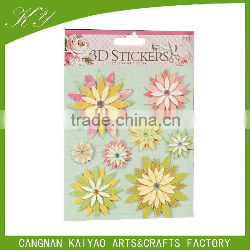 2016 Hot deocrative promotional custom Made in China paper stickers