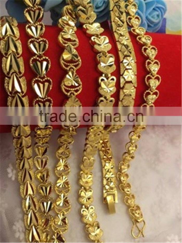 High quality fashion jewelry necklace/gold plated casting jewelry necklace for women