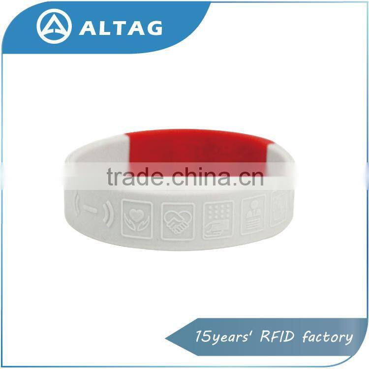 Factory price silicon NFC bracelet