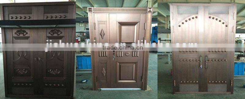 Front door design Steel Security Door Copper Doors
