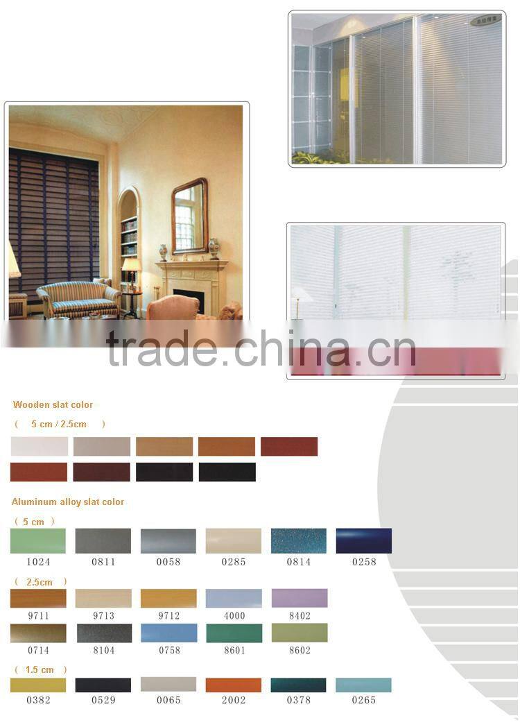External Somfy Motorize wooden venetian blinds