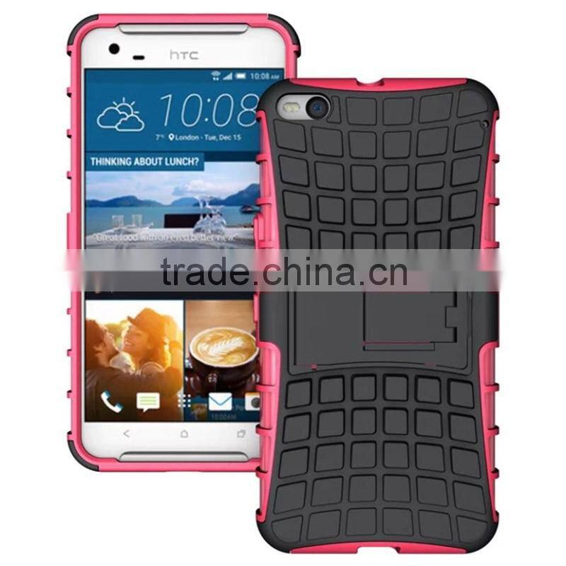 Hot Selling Hybrid Phone Case for HTC X9 Kickstand Case with Paypal Payment