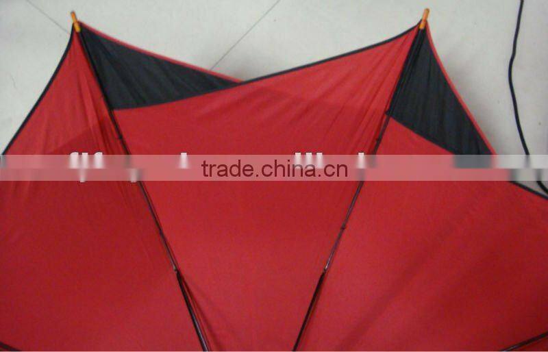 new automatic special wooden double layers fancy design umbrella