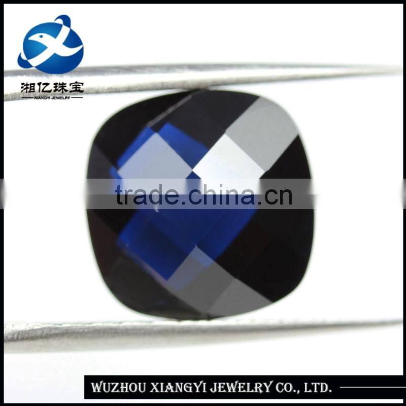 Rounded square shape synthetic spinel 12*12mm decoration gemstone bead