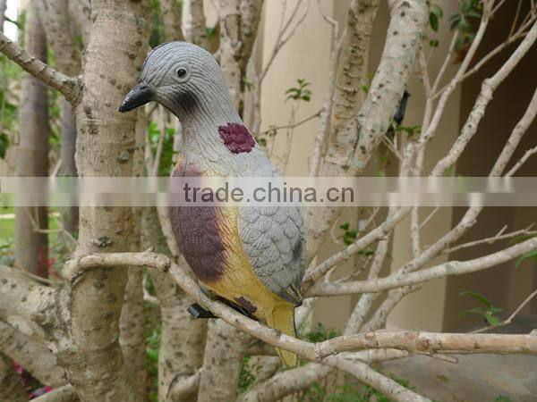 Fullbody Flocked Hunting Pigeon/ Dove Decoys For Outdoor Field Hunting