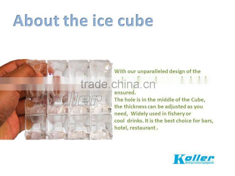 5000KG daily capacity CE Approved Cube Ice Machine Packing System