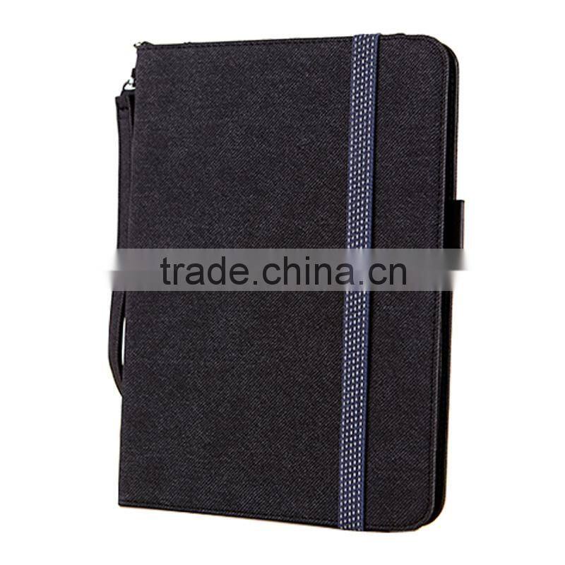 Wristlet Book Folio Leather Shell Cover For Ipad air/ ipad 5