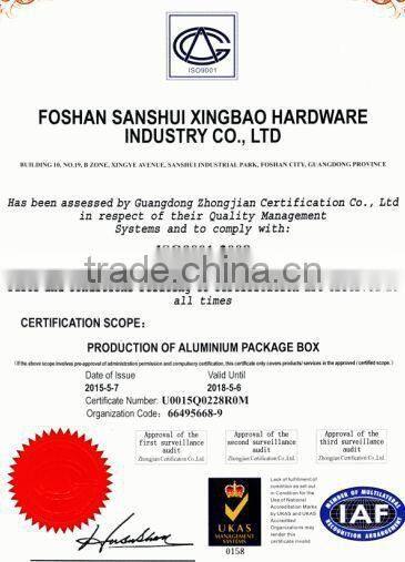 Carrying double layer aluminum watch storage case XB-SB005