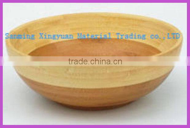 Two-tone color,Bamboo Salad Bowl,Natural bamboo material