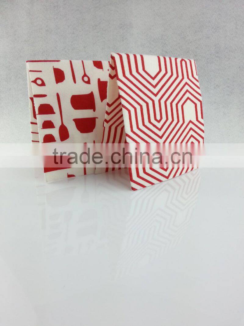 Cleaning Cloth, Printed Nonwoven Fabric Wipe