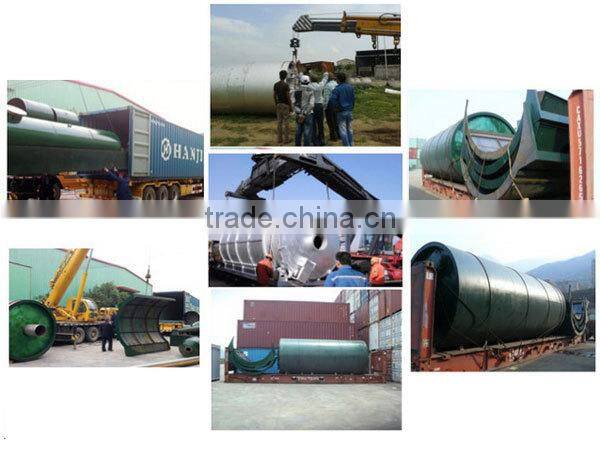 Scrap tyre recycling plant for tyre pyrolysis fuel oil