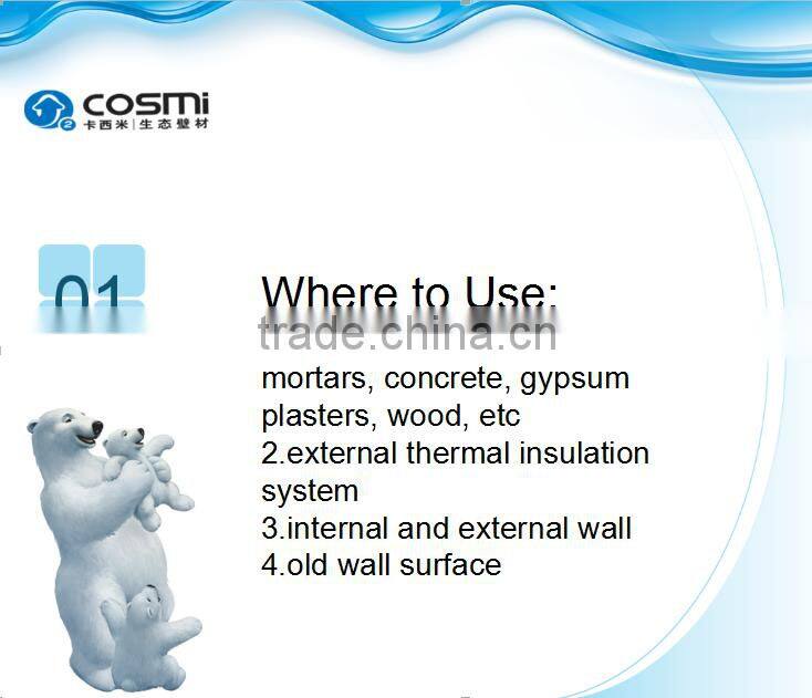 Environmental exterior stone spary paint for wall stone effect