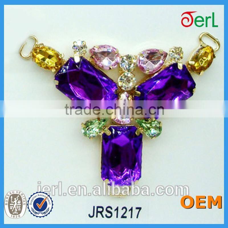 Popular Shining Rhinestone Acrylic Shoe Buckle
