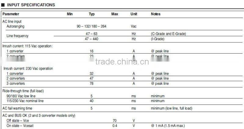 Vicor Autoranging AC-DC Power System VI-MU3-IS-CC
