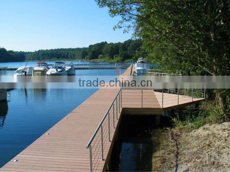 Pool Side WPC Deck Board, Made of Recycled High-quality WPC Plastic, Environmental-friendly