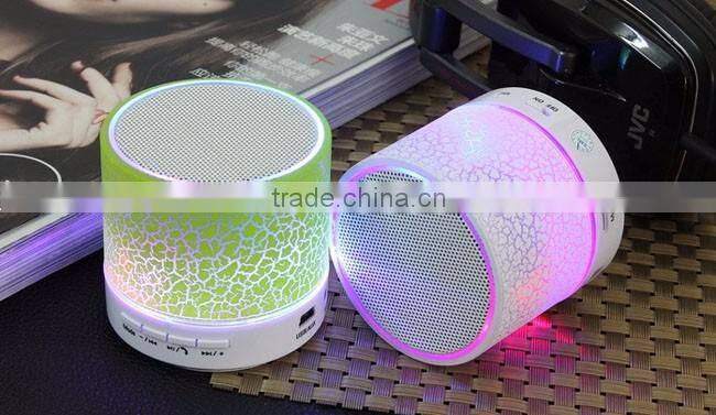 LED Portable Mini Bluetooth Speakers Wireless Smart Hands Free Speaker With FM Radio Support SD Card For iPhone Samsung A9