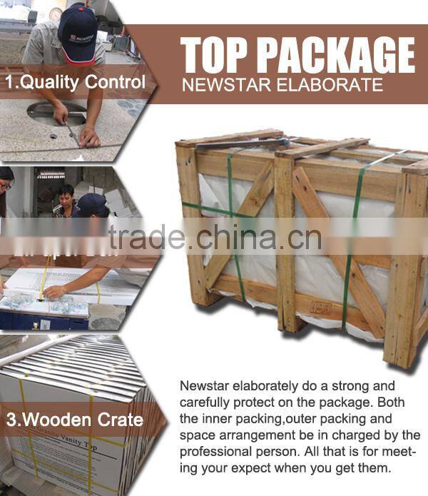 Newstar produce absolute white quartz countertop