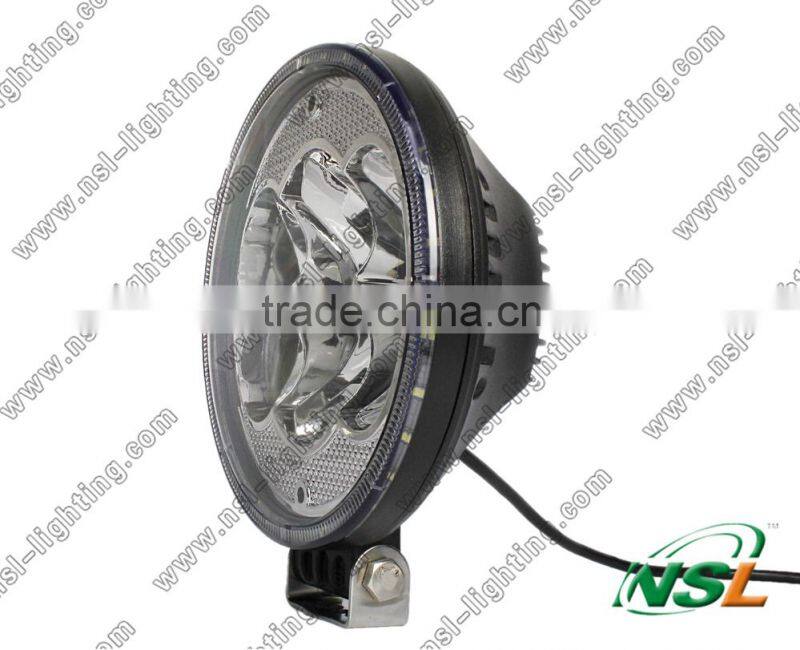 HOT!!60w led work light, 9inch 12V DC LED 6000K work light for trucks