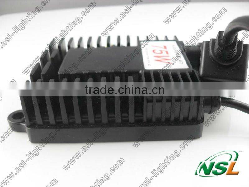 Super Bright 12V 75W HID Xenon Ballast,Xenon hid ballast,hid ballast for hid bulb