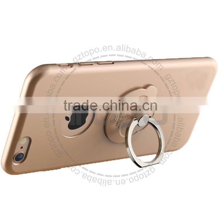 Monkey finger ring bracket originality desgin for iphone 6 6s plus Anti falling PC phone case