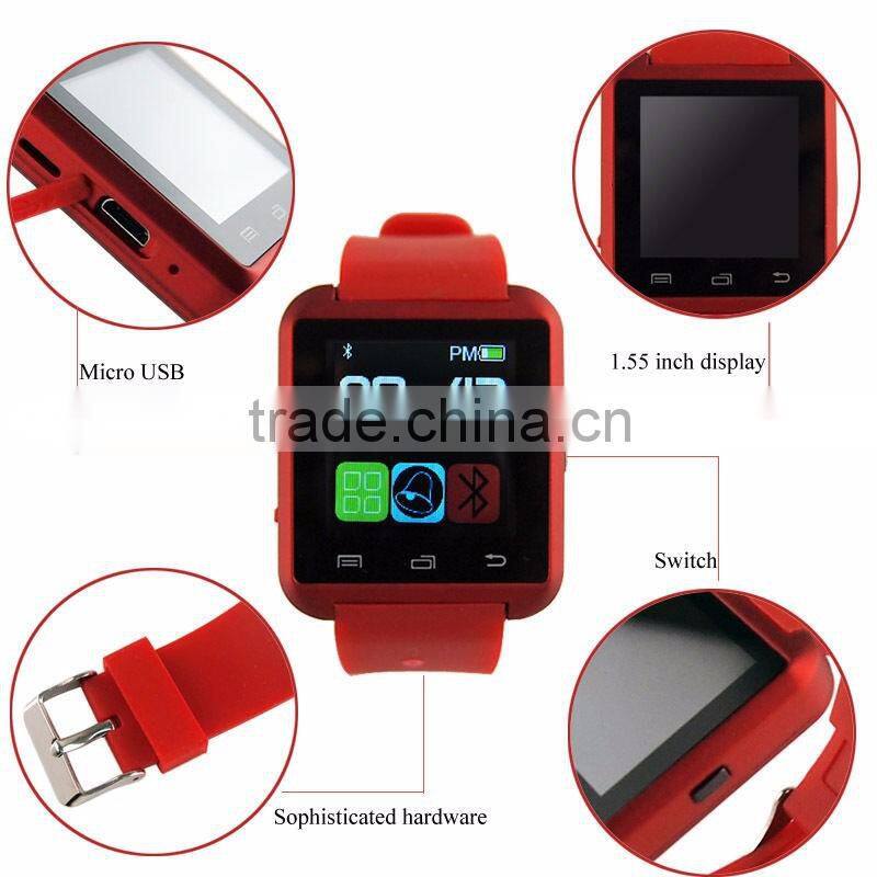 Premium gift fashionable suitable for both men and lady of U8 bluetooth smart watch