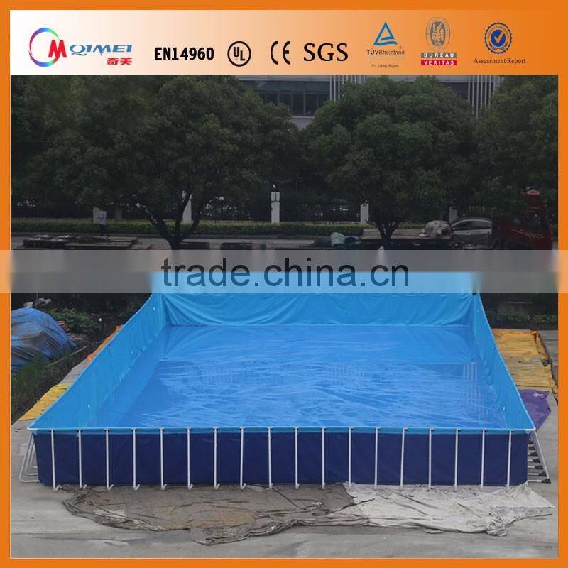 Hot sale inflatable ground swimming pools trampoline