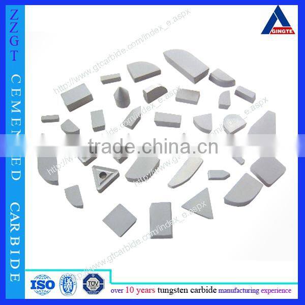Unstandard tungsten carbide brazed tips for cutting Tools Machine