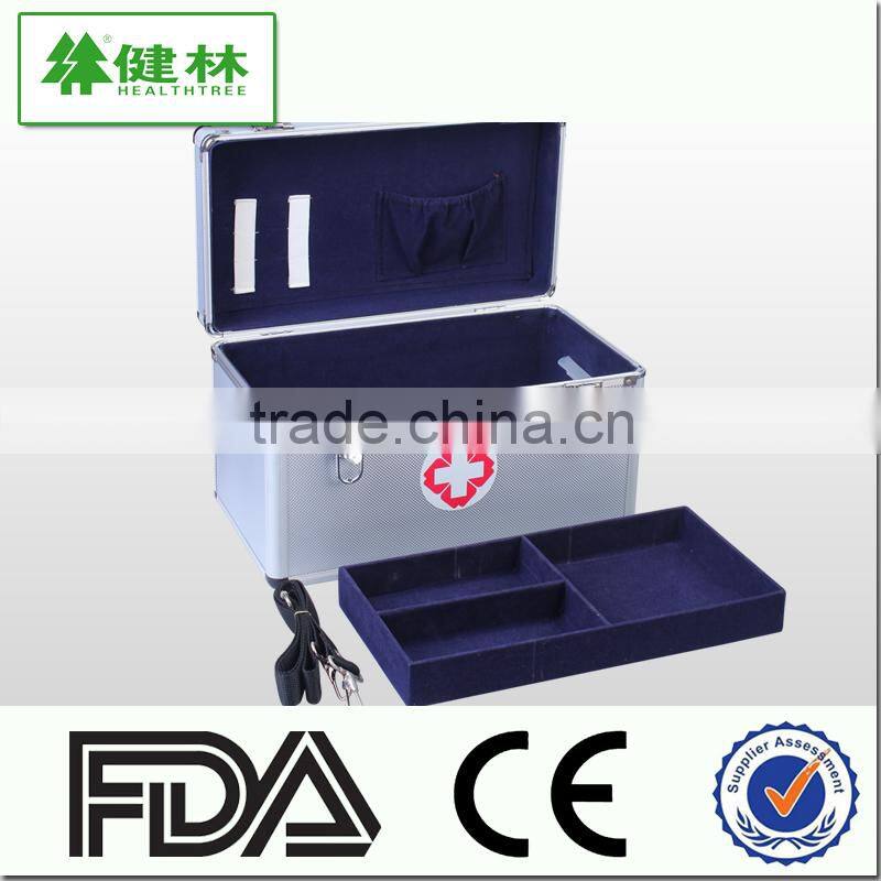 family type water proof aluminum empty first aid box