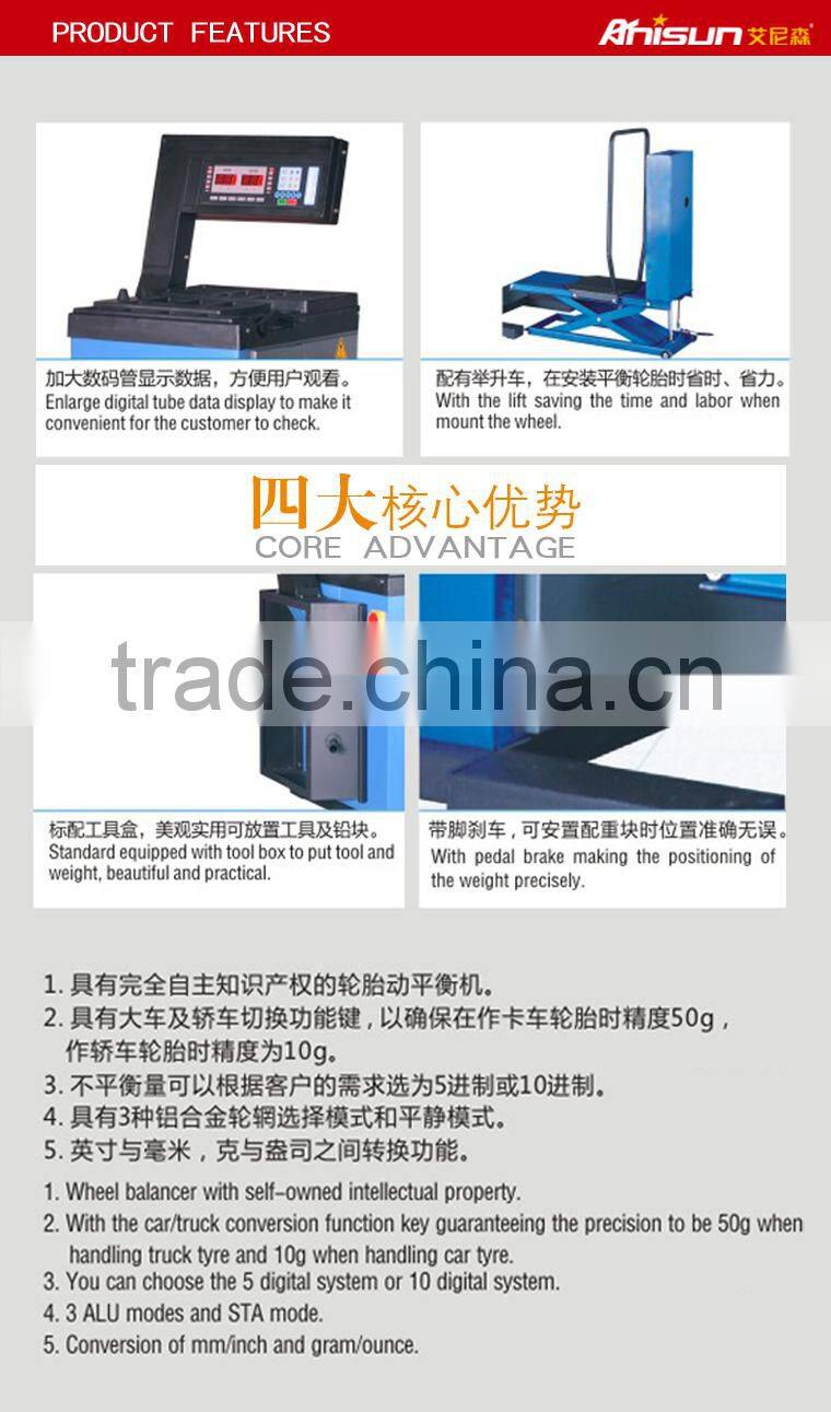 full automatic truck tire balancing machine