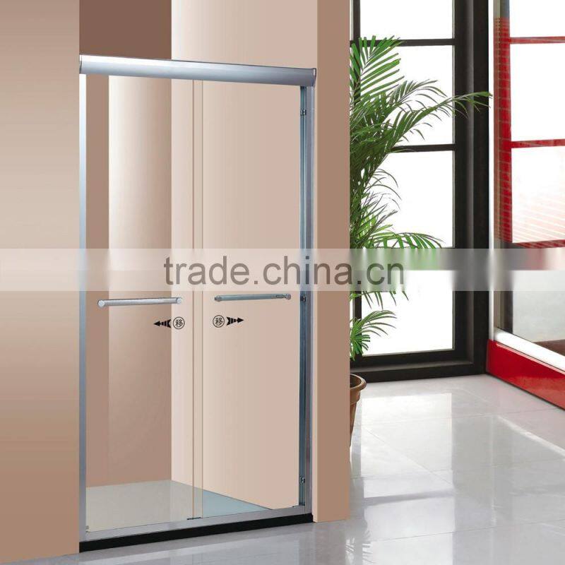 Security tempered glass walk-in shower door