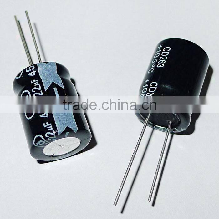 22UF/450V 16*22 aluminum electrolytic capacitor