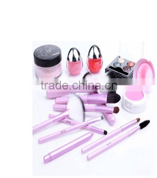 10pcs Pink Mini kabuki brushes