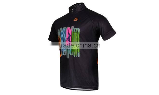2014 new black summer short sleeve cycling clothes