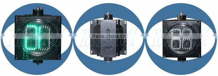 PC material mini led countdown timer for traffic