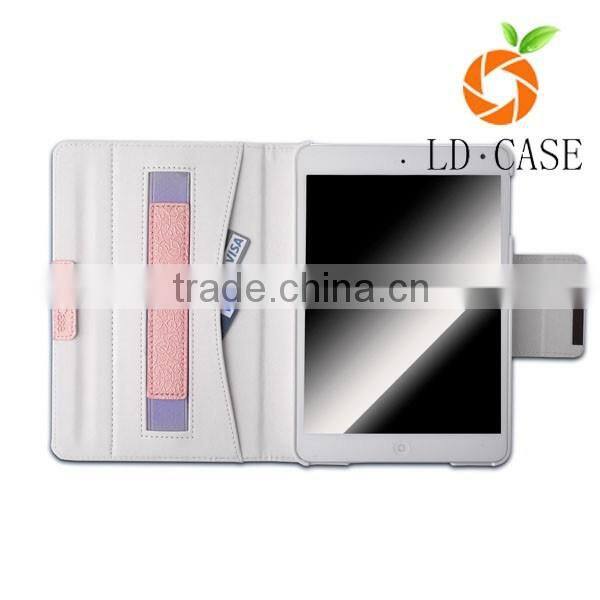 factory wholesale 360 Degree Smart Slim Leather Tablet Cover Case For Ipad with auto mangent
