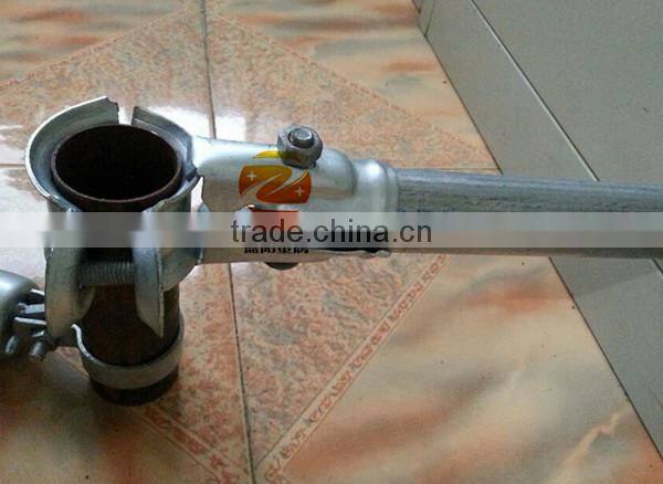 China manufacturer chain link fence post accessories assorted fence fittings hot dip galvanized universal rail clamps