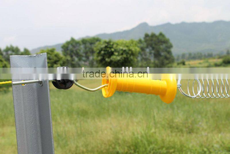 Plastic heavy duty farm electric fence insulated gate handle
