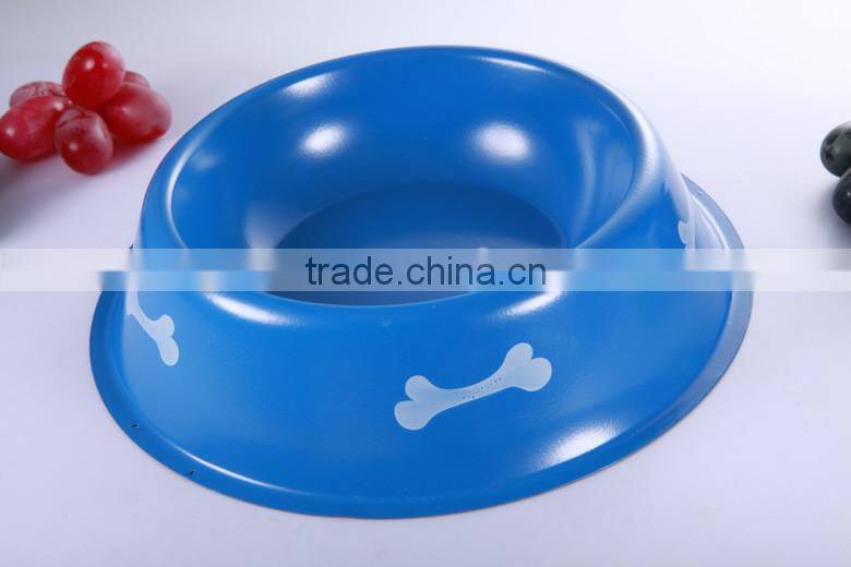 2016 cute plastic pet bowl, cheap dog water bowl, pp cat food feeder