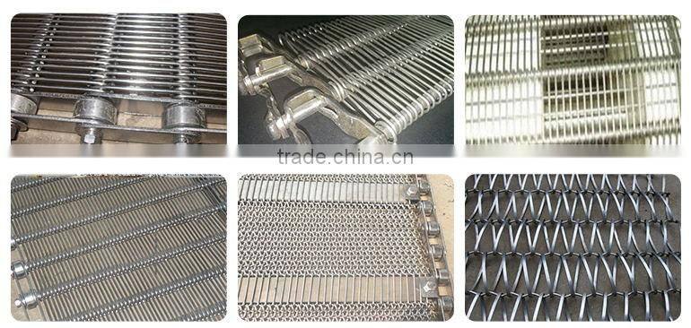 NST Certification Ss304 Mobile Stainless Steel Conveyor Belt Wire Mesh