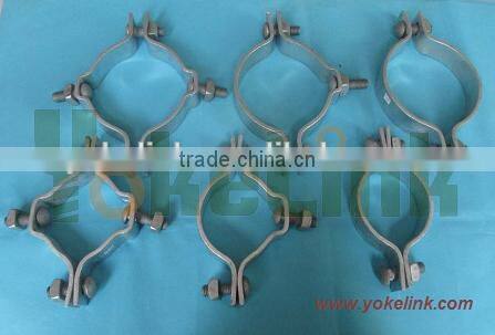 Secondary Rack Pole Mounting Bands galvanized steel pole band for pole line hardaware