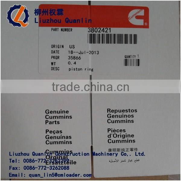 SP107380 PISTON RING 6BT5.9 3802421 CHINA C 6BT5.9 ENGINGE SPARE PARTS