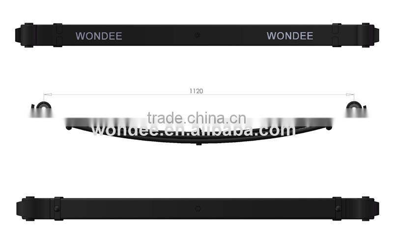 ISF31 Double Eye Pick-up Truck Trailer Rear Leaf Spring