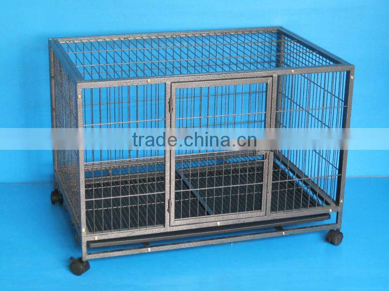 Large metal dog cage