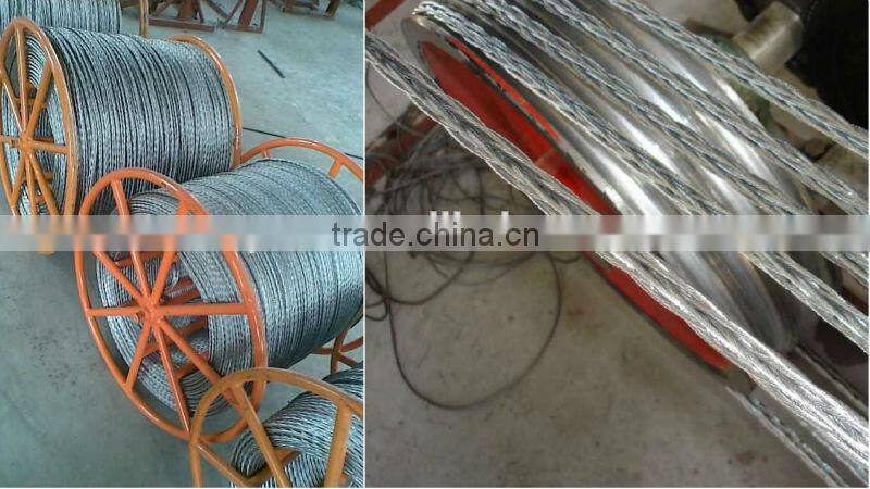 High Breaking Force Galvanized Steel Anti-Twist briaded rope