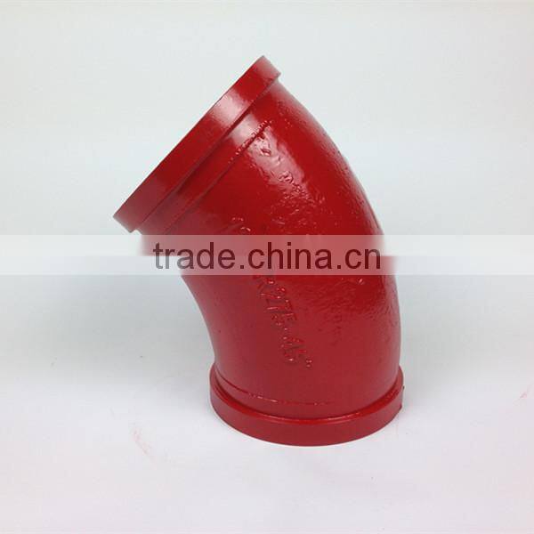2015 China supplier cast elbow 45 degree concrete pipe elbow