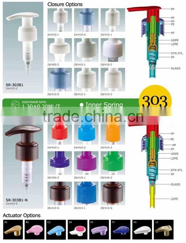 No Spill Hand Pump Sprayer Shampoo Pump Left Right Lotion Pump