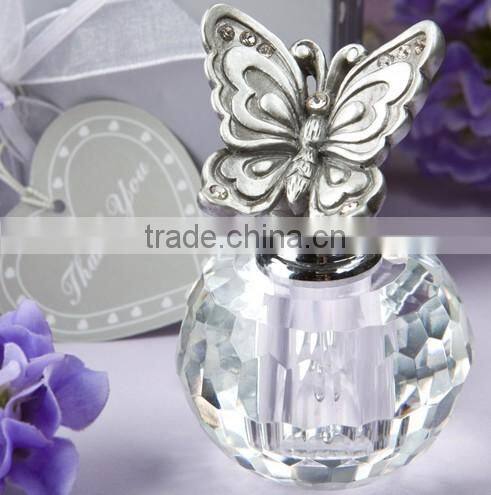 Beautiful crystal perfume bottle wedding favor for gift